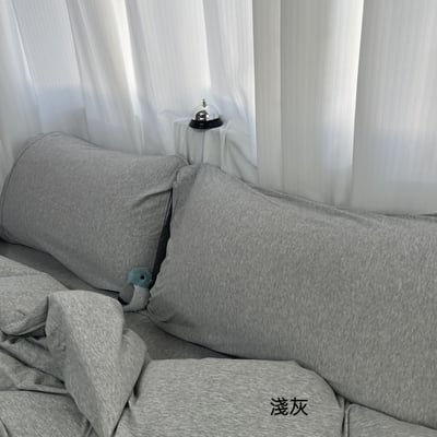日單廠清倉 100%純棉天竺棉枕套2
