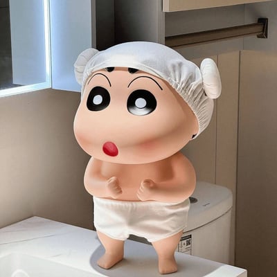 1比1蠟筆小新40cm大型擺件 洗澡小新1