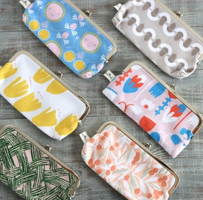 日本製 北歐風可愛口金筆袋1