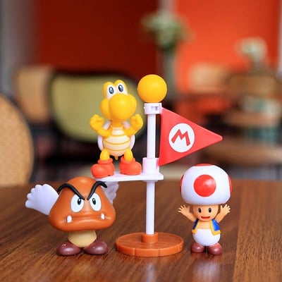 馬里歐家族集合囉醣膠可愛小擺件   現貨免運2