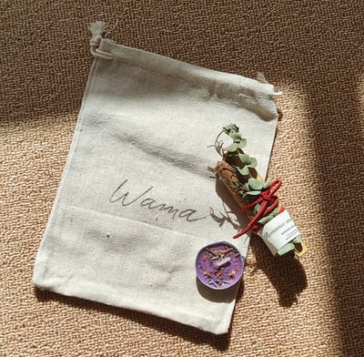 植物系手作聖木棒 兩支組 平靜希望禮盒｜金盞花 × 薰衣草5