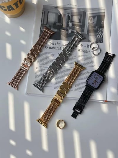 編織不鏽鋼金屬Apple Watch錶帶2