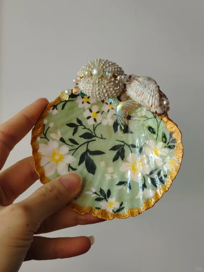 療癒系貝殼首飾盤 DIY 套裝4