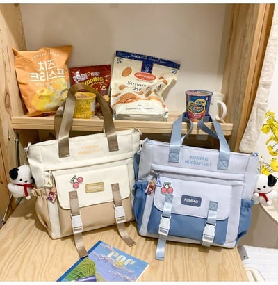 多功能防水補習手提斜挎包 大容量耐用款   男女通用多色可選4