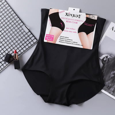 出口歐美中腰高腰 冰絲透氣無痕收腹提臀內褲組2入8