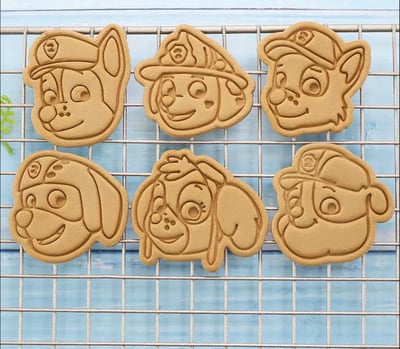 汪汪隊主題小狗卡通餅乾模具1