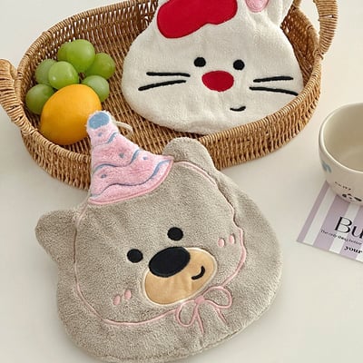 可愛動物吸水擦手巾3條組3