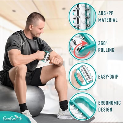 釋放運動後的緊繃感 深層組織手持式肌肉按摩滾輪4