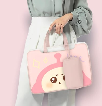 蛋仔派對 可愛蛋仔插畫風多功能旅行電腦包5