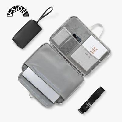 黑貓捉魚 可愛黑貓藝術感多功能旅行電腦包9