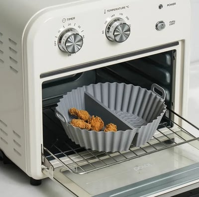 雙格氣炸鍋矽膠烤盤3