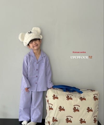 韓系大容量收納袋 卡通印花防水被子袋 衣物旅行收納包1