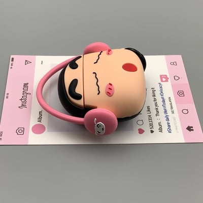 好像有點太可愛 男孩戴耳機 air pods耳機套3