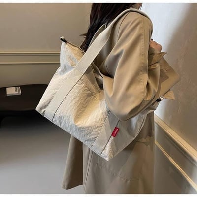 韓系輕便大容量通勤托特包7