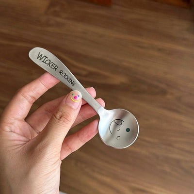 Ins風療癒笑臉餐具組5入7