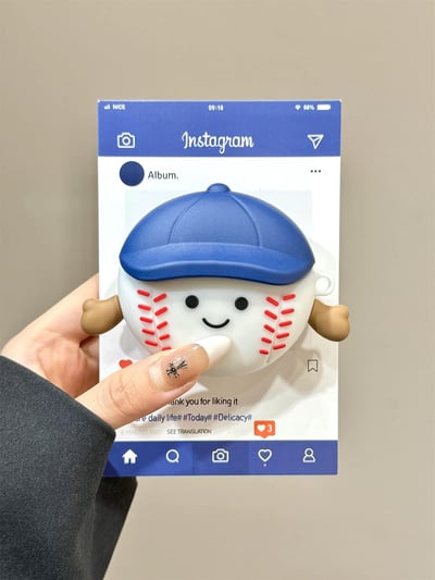 棒球小子 可愛棒球網球AirPods保護殼5