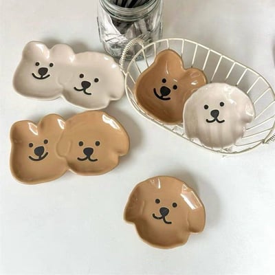 療癒系萌犬點心碟醬料碟6