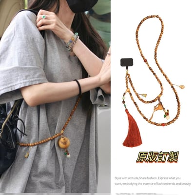 新中式葫蘆斜背串鏈 可背可掛的國風日常配件1