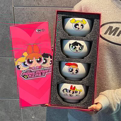 飛天小女警陶瓷餐碗  現貨1