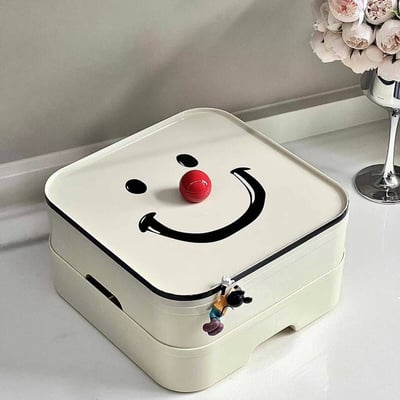 北歐風笑臉水果糖果置物盒1