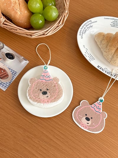 卡通可愛木漿綿洗碗海綿組8入 299專屬免運優惠商品3