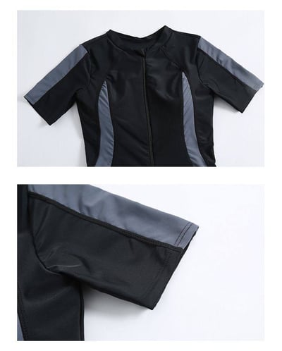 高級感連身顯瘦泳裝 加贈泳帽泳鏡版4