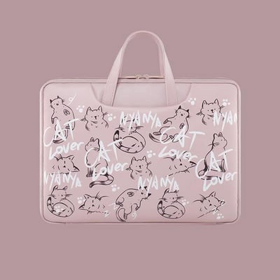 粉紅貓咪筆電電腦包  15吋現貨免運1