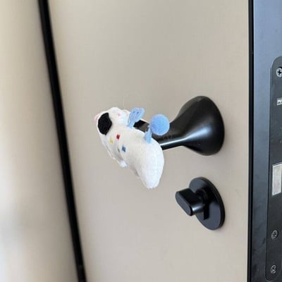 ins童趣卡通 可愛小狗門把手防護套買1送24