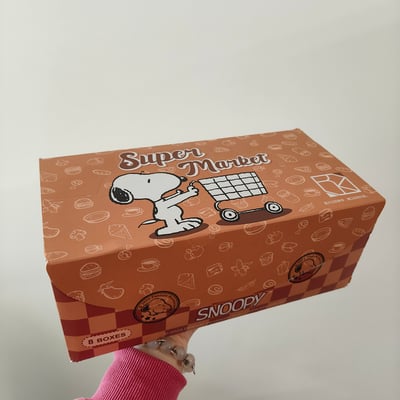 Snoopy超市積木盲盒8入7