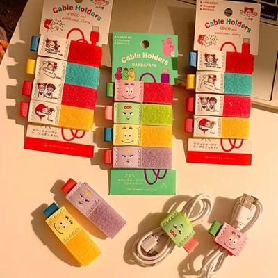 可愛卡通COCO醬數據線收納器4加42