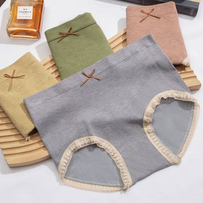 溫柔大地色系全包臀純棉內褲 5 件組6