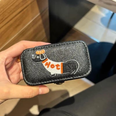 可愛臘腸小狗首飾收納盒5