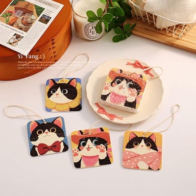 大頭貓 卡通大頭貓優質木漿棉洗碗海綿 299優惠免運組2