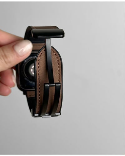 新色上市 Apple Watch全系列皮質磁吸錶帶10