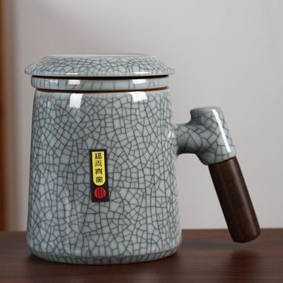 【特價限定】 哥窯冰裂紋主人杯禮盒2