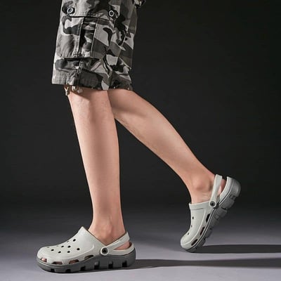 男款夏季舒適休閒洞洞鞋3