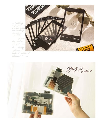 回憶放映集 電影感拼貼素材包94入4