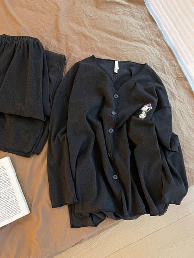 日系長壽狗狗德絨睡衣套裝6