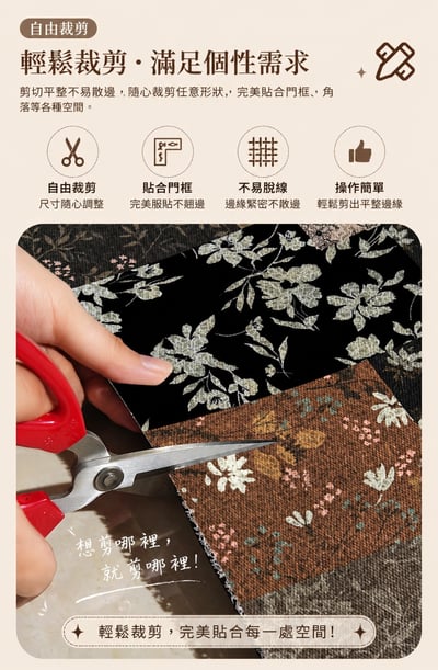 中復古風絲圈地墊  可裁剪入戶門墊 中古風復古拼花圈絲地墊 輕奢高級感入戶門腳踏墊10
