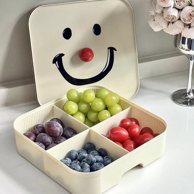北歐風笑臉水果糖果置物盒3