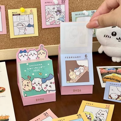 吉伊小夥伴們每日一頁日曆2026 365張插畫收藏・手帳拼貼素材3