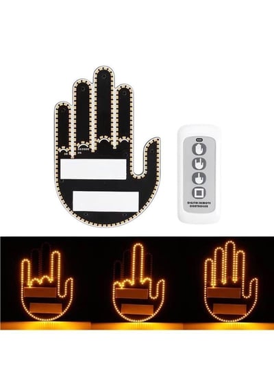 車用家用辦公用 手掌手勢LED裝飾燈3