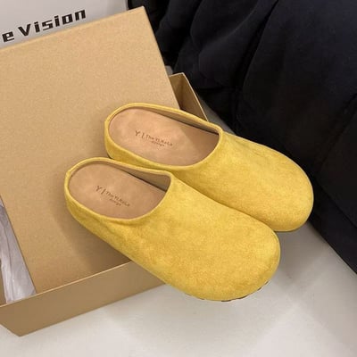 慵懶系氣質半拖厚底勃肯半拖鞋2