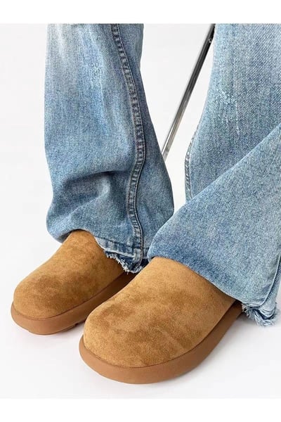 大頭平底勃肯風舒適男款穆勒鞋4