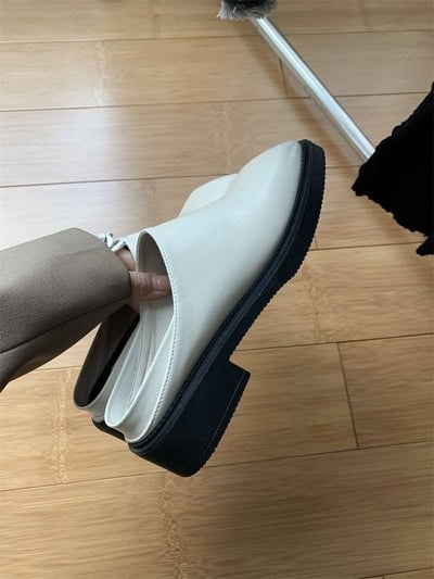 韓系半跟方頭穆勒鞋4