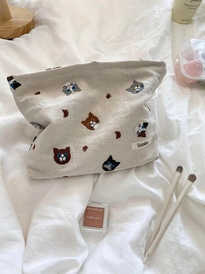 日系貓咪化妝包5