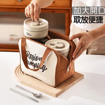 小麵包保溫便當袋 加厚手提保鮮飯盒包4