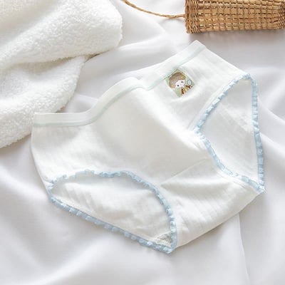 大頭貼舒適腰圍中大女童三角內褲組9