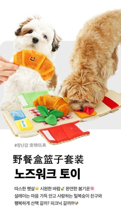 韓國野餐盒寵物藏食玩具   現貨免運2