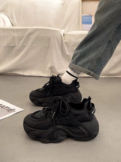 7.5cm直接給你拉長腿 厚底老爹鞋4